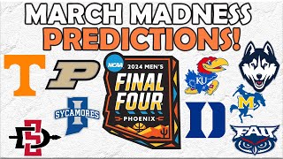 Filling Out Joe Lunardi’s BRACKETOLOGY Full MARCH MADNESS PREDICTIONS [upl. by Everest777]