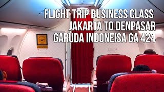 Flight Trip Business Class to Bali  Garuda Indonesia [upl. by Ogir841]