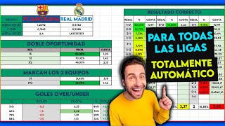 Excel PRONOSTICADOR 📈✅ Marcador EXACTO GOLES Ambos anotan Actualizado 2024 [upl. by Anatolio]