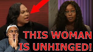 UNHINGED Moderator LOSES HER MIND As Black Conservatives SCHOOL Panel On Democrats Funding Illegals [upl. by Aihsekat]