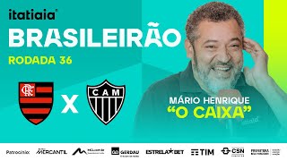 FLAMENGO X ATLÉTICO AO VIVO NA ITATIAIA  REACT DO BRASILEIRÃO [upl. by Adner]