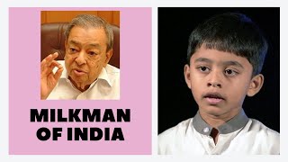 Dr Verghese Kurien  Milkman of India  SPeech by Kevin Abraham  The Village International School [upl. by Viradis]