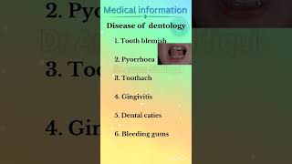 Dental Diseases  Disease of teeth pyorrhea gingivitis bleedinggums neet neetexam neet2023 [upl. by Adrahc]