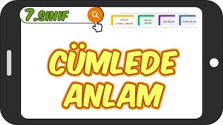 Cümlede Anlam  Kapsamlı Konu Anlatımı 📙 7Sınıf Türkçe 2023 [upl. by Goldman]