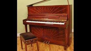 Schulze Pollmann Model 126 50 Upright Piano [upl. by Aleb948]