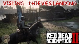 Red Dead Redemption 2  Visiting Thieves Landing  City Tours [upl. by Andromache]