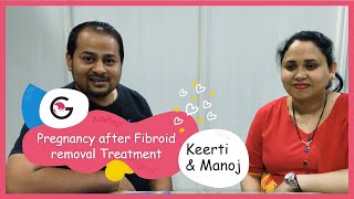 We are pregnant  Pregnancy after Fibroid removal Treatment Myomectomy Gunjan IVF World [upl. by Kenlee717]