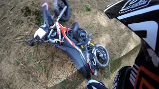 Supermoto Hill Climb Fail  Beta RR [upl. by Lev135]