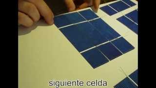 Como hacer un Panel Solar Fotovoltaico 1ra parte [upl. by Hceicjow899]