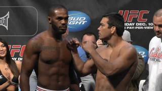 UFC 140 Weighin Highlight Jon Jones vs Lyoto Machida [upl. by Gibbeon]