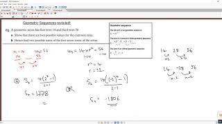 M5 Geometric Arithmetic sequences real world problems [upl. by Nodarse]