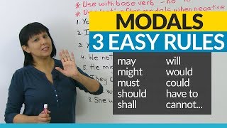 No more mistakes with MODALS 3 Easy Rules [upl. by Nottage]