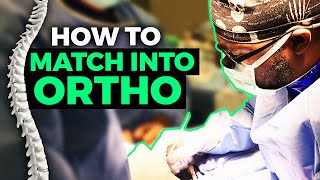 How to Match into Ortho [upl. by Najar738]