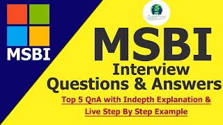 MSBI Interview Questions and Answers  MSBI Interview Questions  MSBI Interview Preparation [upl. by Eiclud255]