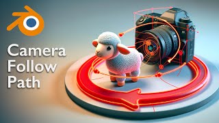 Blender Camera Follow Path StepbyStep Tutorial for Dynamic Shots [upl. by Torto]