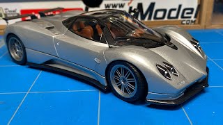 Building the Aoshima Pagani Zonda C12 Part5 Final Details amp Assembly [upl. by Le]