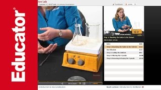 Recrystallization Lab Demonstration  Organic Chemistry [upl. by Arahs]