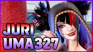 SF6 🔥🔥Cacom Cup No1 Juri quotUMA327quot Play Collection🔥🔥 [upl. by Oremar523]