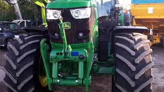 John Deere 6150R Direct Drive 50KPH cw Front Linkage [upl. by Eimyaj]