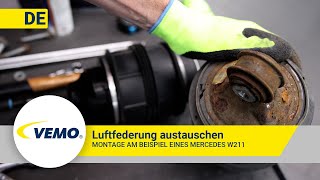 Luftfeder austauschen am Mercedes VEMO V3050200321 [upl. by Aihseken]