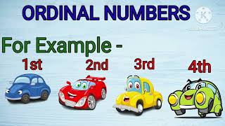 Ordinal Numbers  1 to 50 Ordinal Numbers  Ordinal Numbers For Kids  LearningWithVeenalSharma [upl. by Gillmore]