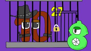 Octillion stuck in a cage  Wonderland number fanmade coloring story [upl. by Aihtekal287]