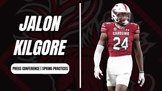 DB Jalon Kilgore spring football press conference  South Carolina [upl. by Baiel]