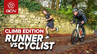 Runner Vs Cyclist  The Ultimate Uphill Battle [upl. by Anayra]