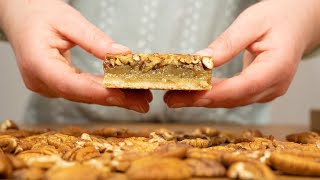 Create Delicious Homemade Pecan Pie Bars with Our Simple Recipe Guide [upl. by Annayad]