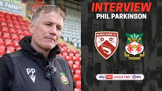 INTERVIEW  Phil Parkinson after Morecambe [upl. by Adriene525]