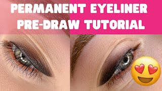 PERMANENT EYELINER TUTORIAL  Designing the Liner [upl. by Mansur165]