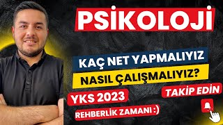 YKS 2023 Psikoloji İçin Kaç Net Yapmalıyız  yks2023 [upl. by Nwahser]