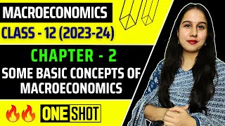 Chapter 2  Some Basic Concepts of Macroeconomics  One shot  Macroeconomics  Class 12  20232024 [upl. by Hairym]