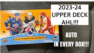 202324 UPPER DECK AHL HOBBY BOX hockeycards hockeycardsopening upperdeckhockey yeg nhlhockey [upl. by Chari]