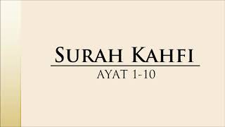 SURAH AL KAHFI ayat 110 amp 101110 terjemahan melayu [upl. by Inor]