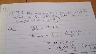 Nominal vs effective interest rate [upl. by Akihsan845]