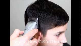 Tapered Haircut  How To Blend Hair With Clippers [upl. by Robson631]