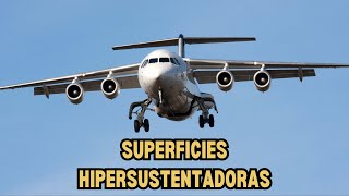 FLAPS SLATS SPOILERS  SUPERFICIES HIPERSUSTENTADORAS SECUNDARIAS DE CONTROL [upl. by Notpmah]