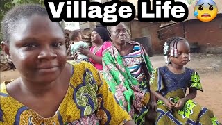 African Village Family A Day in my African parentsI Cant believe This Am so Scared 😓 [upl. by Anitnegra]