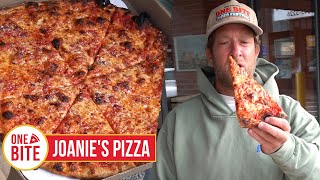 Barstool Pizza Review  Joanies Pizza Chelmsford MA [upl. by Navap]