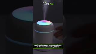 Mini Humidificador LED H2O Difusor de Aromas Ultrasónico 300ml [upl. by Myrna]