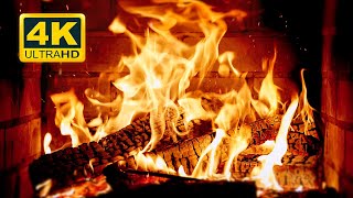 🔥 Cozy Fireplace 4K 12 HOURS Fireplace with Crackling Fire Sounds Crackling Fireplace 4K [upl. by Freeborn]