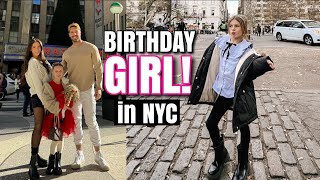 HAPPY BIRTHDAY GEMMA Surprising our 7YearOld with a trip to NEW YORK CITY [upl. by Debee]