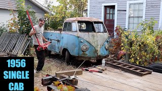 Another Old VW Saved From Crusher  56 Single Cab Truck [upl. by Nazarius49]