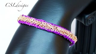 Half round chain kumihimo braid [upl. by Florencia]