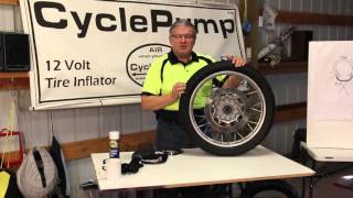 Seating A Tubeless Motorcycle Tire Using the BestRest BeadSetR [upl. by Haydon364]