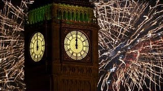 London Fireworks 2014  New Years Eve Fireworks  BBC One [upl. by Bobbette]