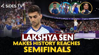 Lakshya Sen Makes History Reaches Semifinals  4sidestvenglish [upl. by Ennayoj907]