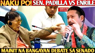 Naku po sen Robin Padilla at Enrile nagkainitan debate sa senado [upl. by Hibben391]