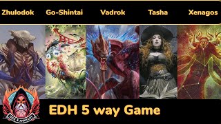 NO COMMANDER LEFT BREATHING Zhulodok VS GoShintai VS Vadrok VS Tasha VS Xenagos [upl. by Miru]